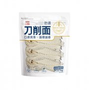 三个樱桃刀削面1kg耐煮劲道宽面方便餐